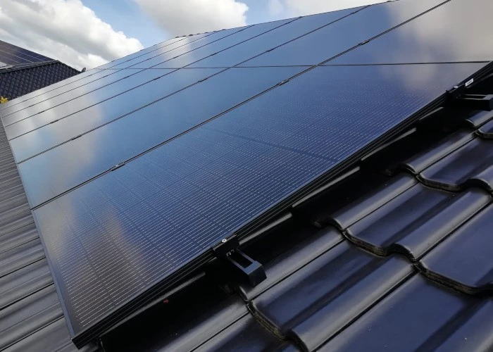 Installierte Solaranlage in Nordhorn